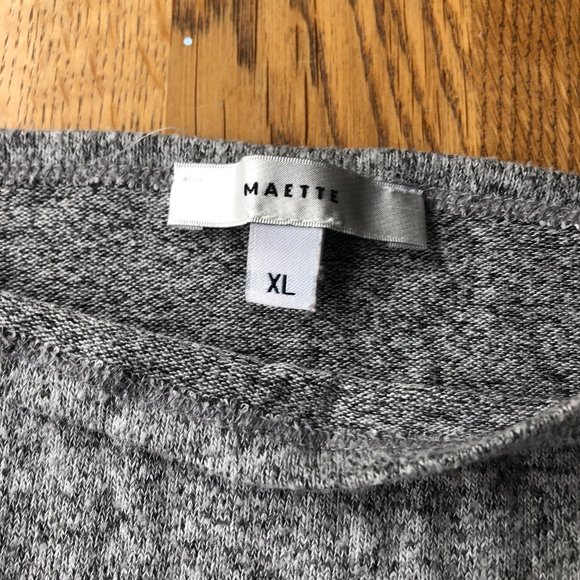 Stella & Dot Maette Ren Slouchy Knit Top Gray Size XL - Picture 6 of 11